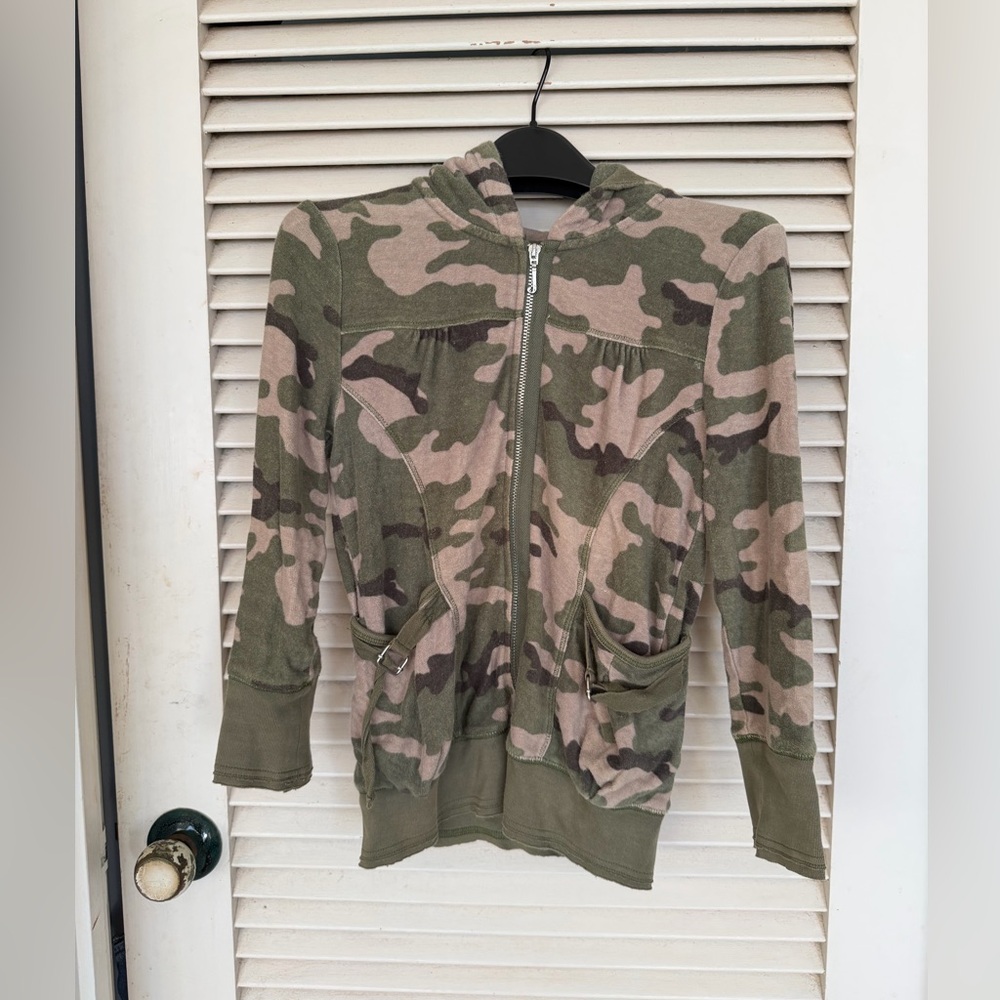 Camouflage Zip-Up Hoodie Juicy Couture